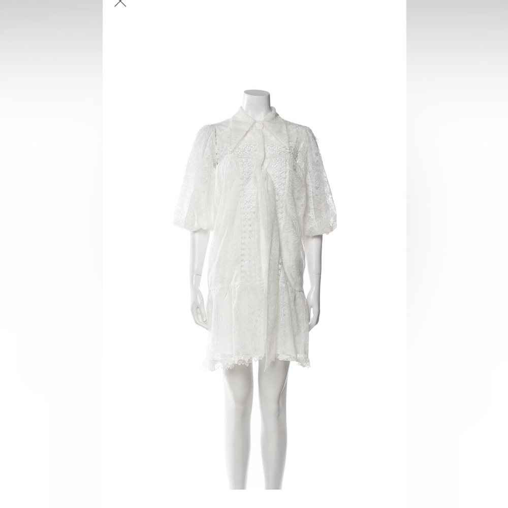 White lace dress, barely worn.